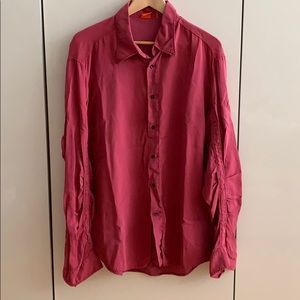 BOSS Red Men’s Button Down Shirt